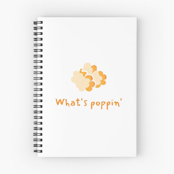 Item preview, What's poppin' popcorn flake pun designed and sold by wonderxwander.