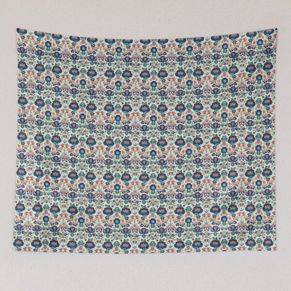 Item preview, Dutch Floral Mosaic designed and sold by PixelPatchwork.