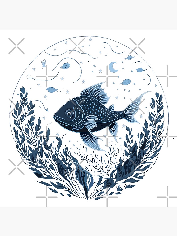 magical fish Art Board Print for Sale by Mystic-Gallery