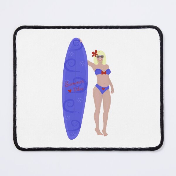 Item preview, Blonde woman with sailboard designed and sold by OM-lova.