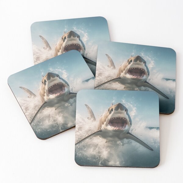 Item preview, Great Whites Warning Roar into the Water designed and sold by libanmax.