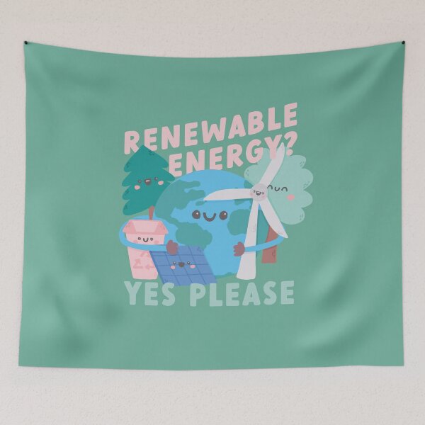 Item preview, Renewable Energy? Yes Please! | Climate Change Is Real designed and sold by krimons.