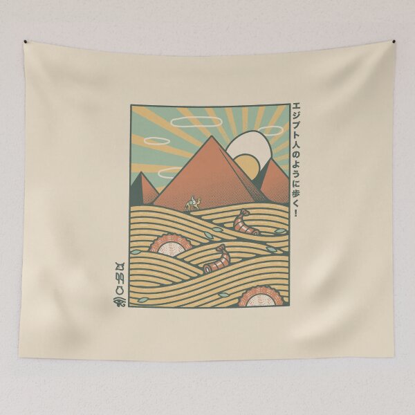 Item preview, Egypt Mummy Ramen Pyramids by Tobe Fonseca designed and sold by Tobe Fonseca®.