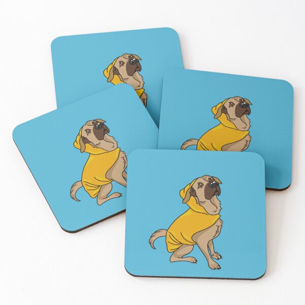 Item preview, dog in a raincoat - Brie designed and sold by tintacarmesim.