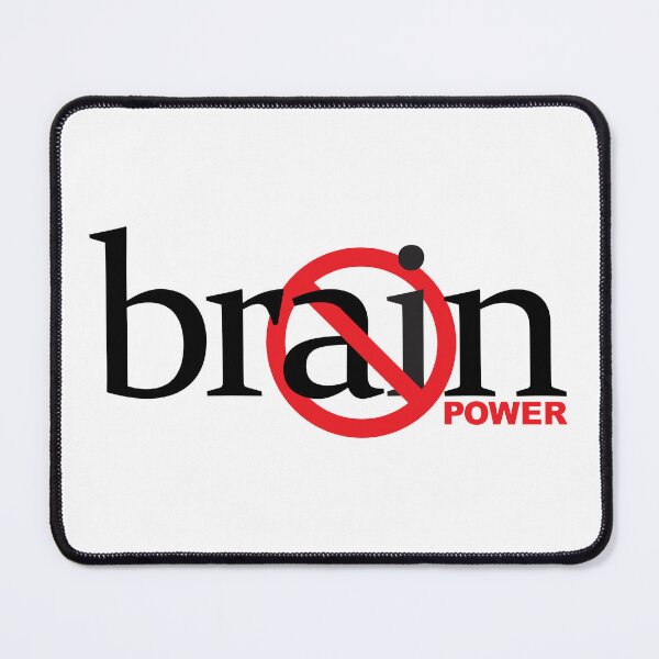 Item preview, Brain Power - No AI - Keep It Human designed and sold by WonderWhat.