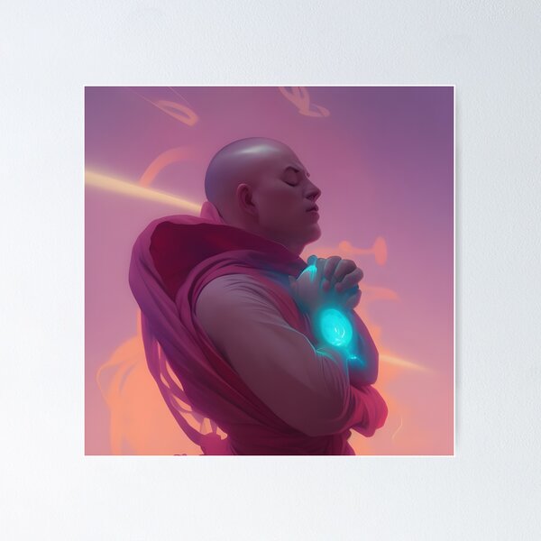 Levitating Serenity: A Modern Interpretation of Buddhism Poster