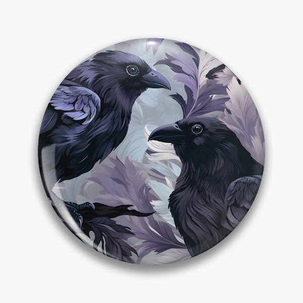 Item preview, Enchanting Ravens: A Pattern of Graceful Birds designed and sold by SweetRepeat.