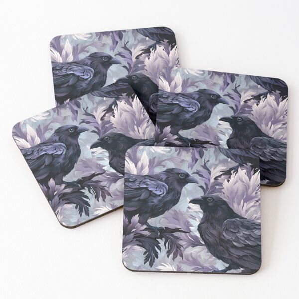 Item preview, Enchanting Ravens: A Pattern of Graceful Birds designed and sold by SweetRepeat.
