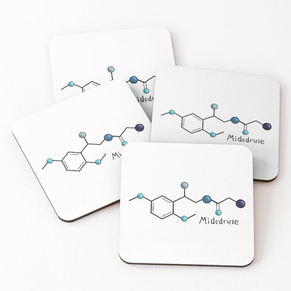 Item preview, Midodrine Chemical Structure  designed and sold by EmyBeeDesigns.