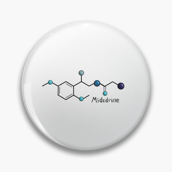 Item preview, Midodrine Chemical Structure  designed and sold by EmyBeeDesigns.