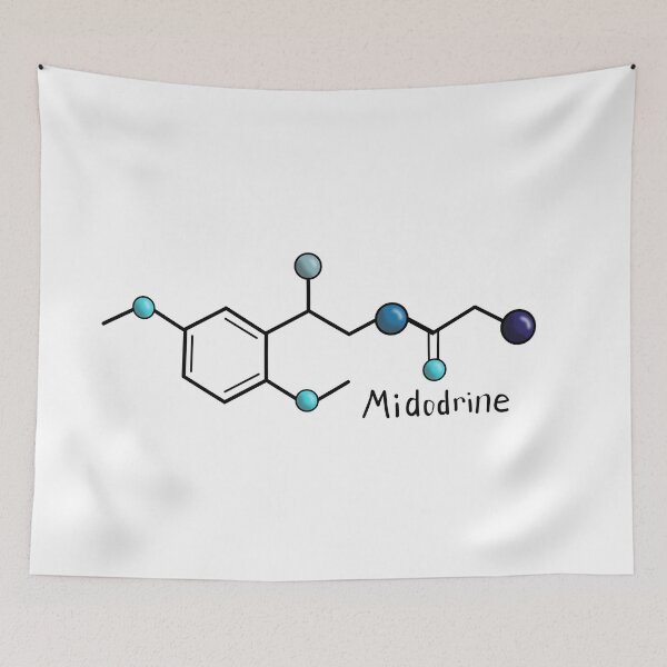 Item preview, Midodrine Chemical Structure  designed and sold by EmyBeeDesigns.