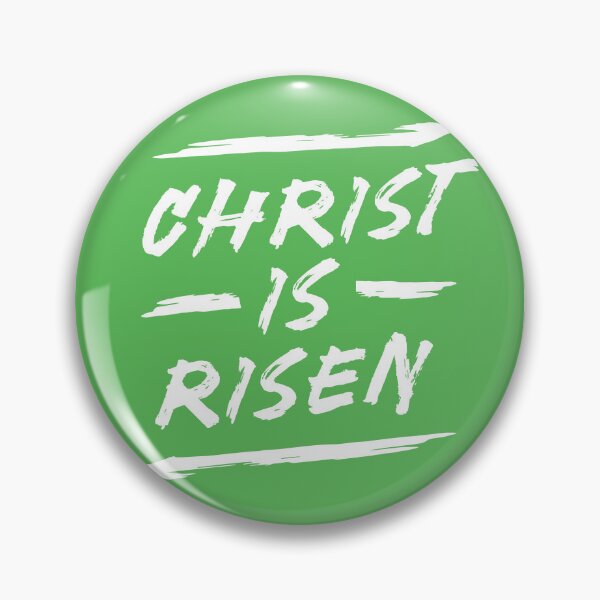 Item preview, Christ is risen. Text in base color in light green format designed and sold by Christ-Risen.
