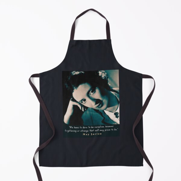 Item preview, May Sarton portrait and quote:“We have to dare to be ourselves,...” designed and sold by artbleed.