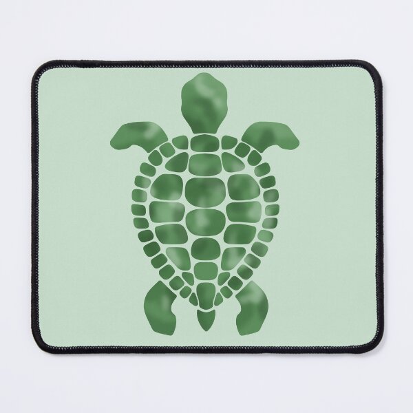 Item preview, Mosaic turtle pattern in green designed and sold by octo-PS.