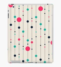 Lines pink white black Style iPad Case/Skin