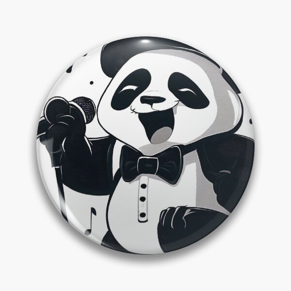 Item preview, An Antropomorphic Cute Panda Jazz Singer designed and sold by thematics.