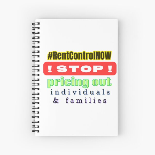 Item preview, #RentControlNow - white designed and sold by Priced Out Of Life.