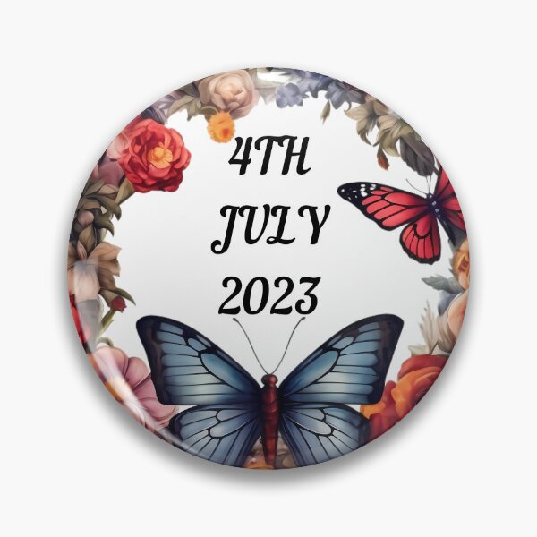 Artikelvorschau, 4th July 2023 : Flowers and Butterflies entworfen und verkauft von MTJ-Mushrooms.