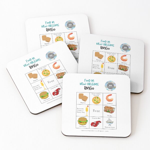 Item preview, Food Bingo Card - New Orleans Food Bingo designed and sold by HHLifestyleTrav.
