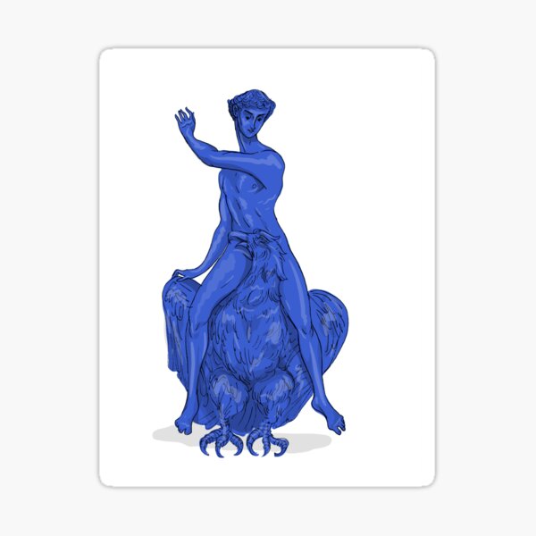 Ganymede and the eagle Sticker