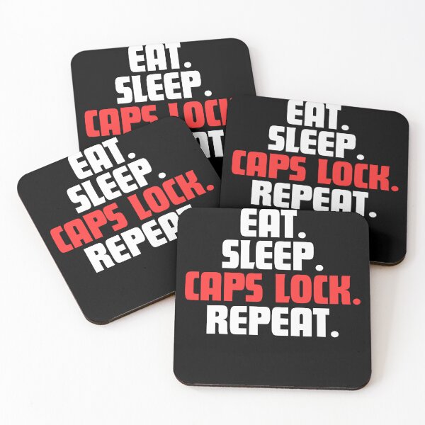 Item preview, Eat, Run. Caps Lock. Repeat. designed and sold by danielliamgill.