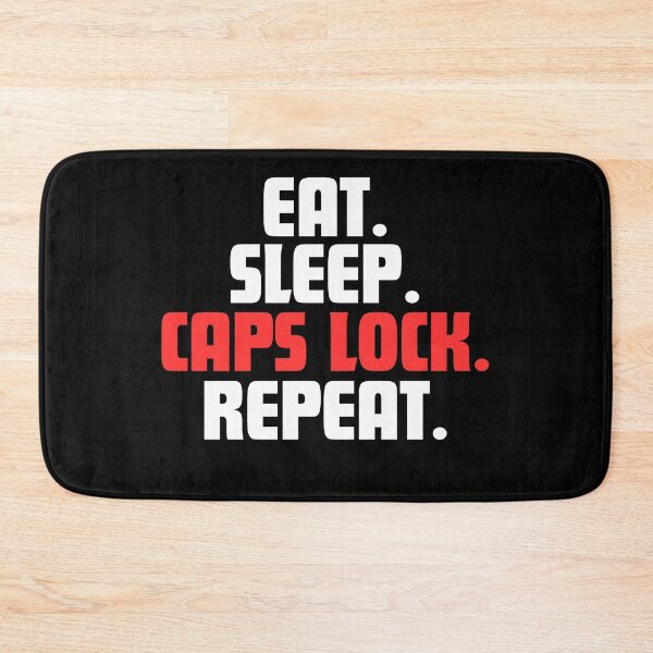 Item preview, Eat, Run. Caps Lock. Repeat. designed and sold by danielliamgill.