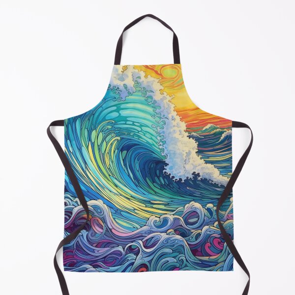 Item preview, Abstract Ocean Waves Pattern designed and sold by Desfix.