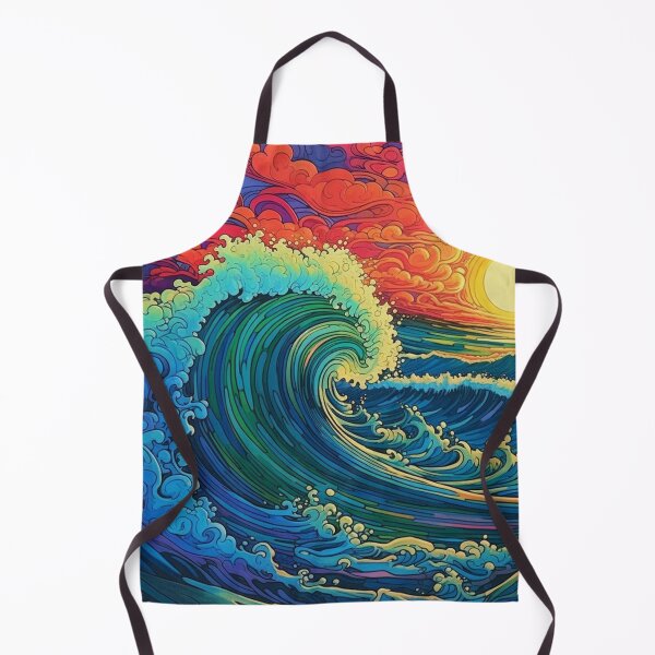 Item preview, Abstract Ocean Waves Pattern designed and sold by Desfix.
