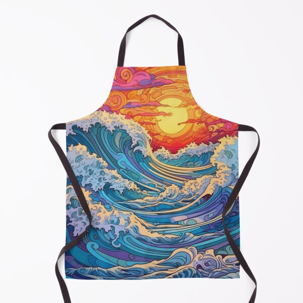Item preview, Abstract Ocean Waves Pattern designed and sold by Desfix.