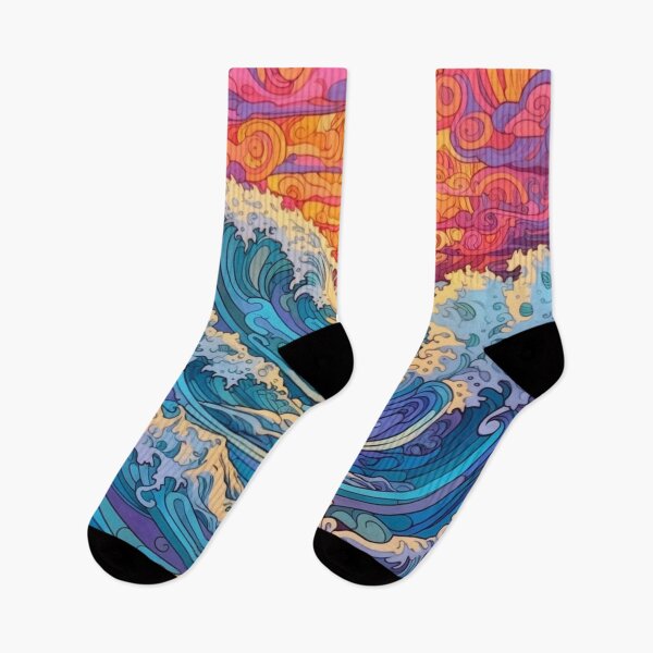 Item preview, Abstract Ocean Waves Pattern designed and sold by Desfix.