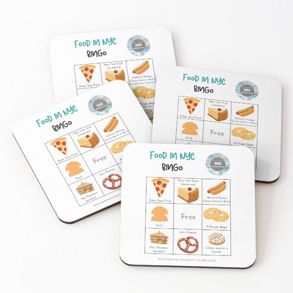 Item preview, Food Bingo Card - New York City Food Bingo designed and sold by HHLifestyleTrav.