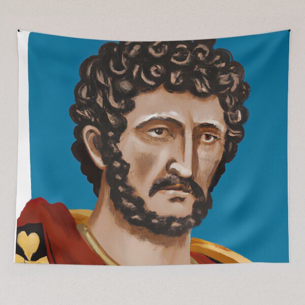 Item preview, Marcus Aurelius Painting Portrait 2 designed and sold by BravuraMedia.