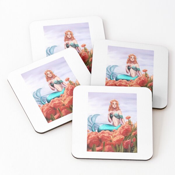 Item preview, Floreal mermaid  designed and sold by TrixianArt.