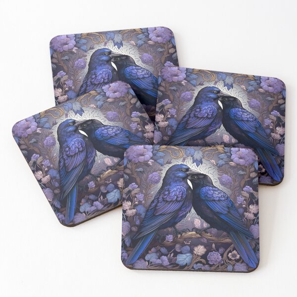 Item preview, Floral Crow Companions designed and sold by SweetRepeat.