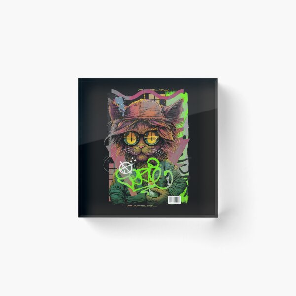 Item preview, Graffiti Artist Cat designed and sold by madeinexception.