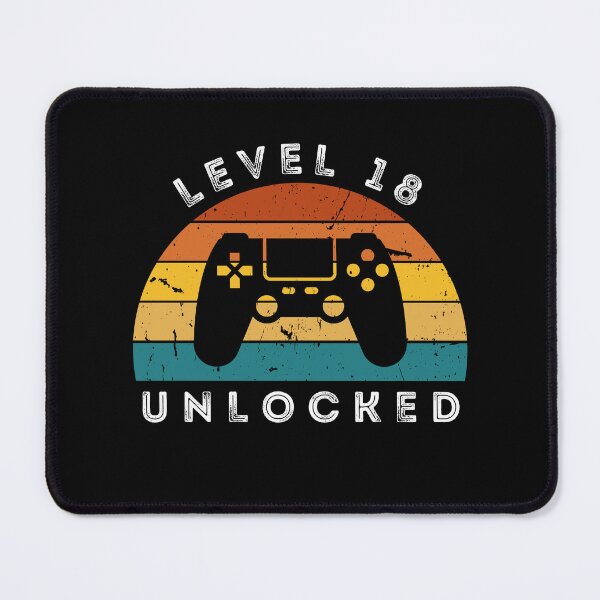 Item preview, Level 18 Unlocked 18th Birthday designed and sold by gamingafterbed.