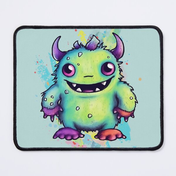 Item preview,  Cute Smiling Green Monster with Horns T-shirts and Stickers Design  designed and sold by PatriciaReyes.