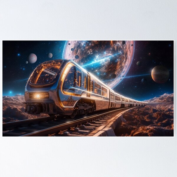 Item preview, Cosmic Railway designed and sold by SchellStation.