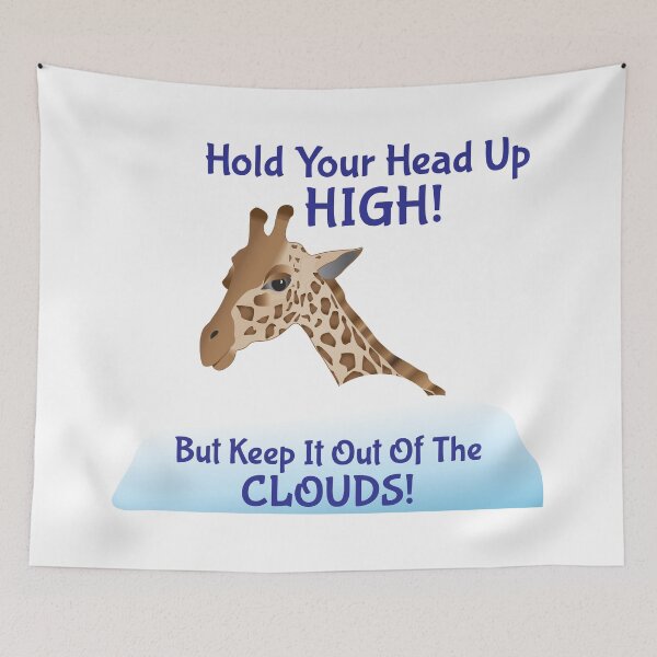 Item preview, Giraffe - Hold Your Head Up designed and sold by Karen Wood.