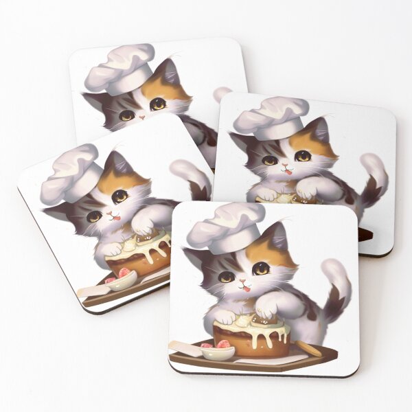 Item preview, cat cooking chef designed and sold by GLORY-LIFE.