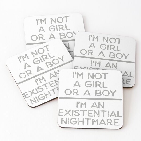 Item preview, I'm Not a Girl or a Boy I'm an Existential Nightmare designed and sold by TonySpencer.
