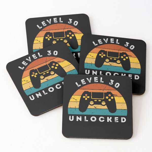 Item preview, Level 30 Unlocked 30th Birthday designed and sold by gamingafterbed.