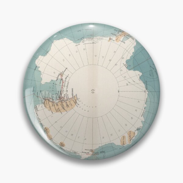 Item preview, Vintage Map of Antarctica (1904) designed and sold by BravuraMedia.
