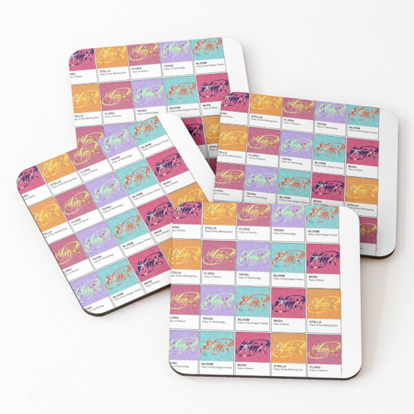 Item preview, fairy club pantone card repeating pattern designed and sold by MidwesternFlair.