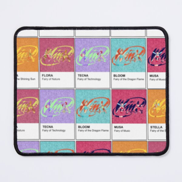 Item preview, fairy club pantone card repeating pattern designed and sold by MidwesternFlair.