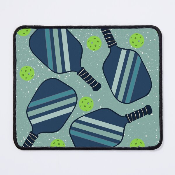 Item preview, Pickleball paddles - blue stripes designed and sold by ArtbyCouture.