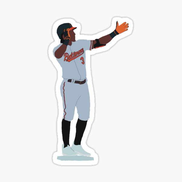 Jorge Mateo Baseball Paper Poster Orioles - Jorge Mateo - Sticker