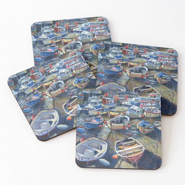Item preview, Cornish fishing boats, Mevagissey painting for sale designed and sold by Marion Yeo.