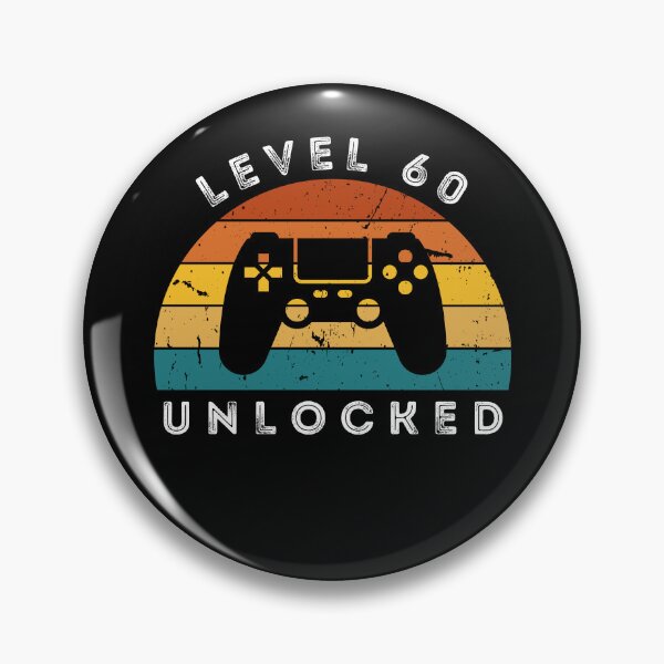 Item preview, Level 60 Unlocked 60th Birthday designed and sold by gamingafterbed.