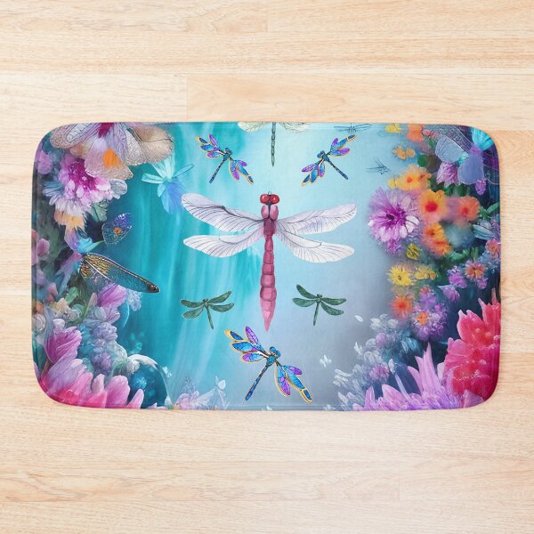 Item preview, Dazzling Floral Dragonflies designed and sold by purplesensation.